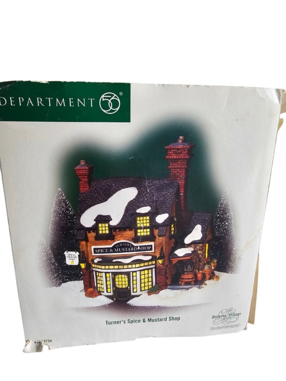 Dept 56 Dickens Village Turner's Spice & Mustard Shop 56.58724 - In Box